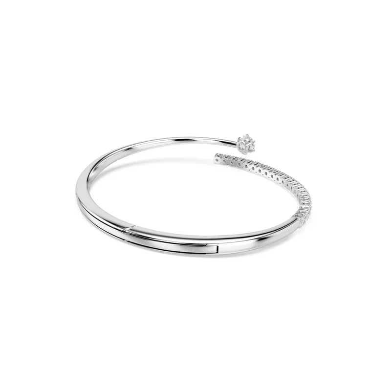 Swarovski Bracelet ouvert Matrix Crash argenté 5753569