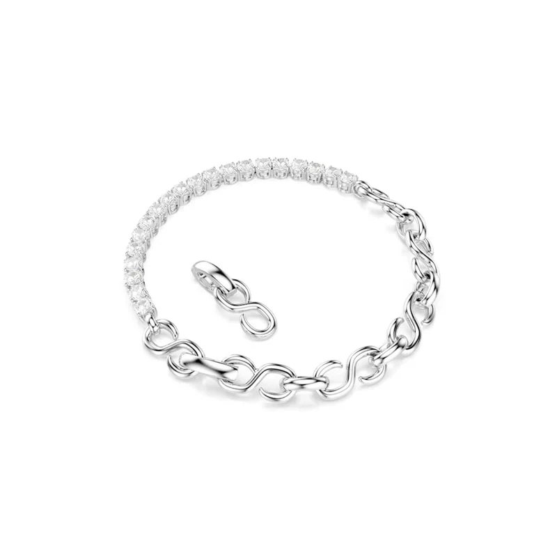 Swarovski Bracelet de tennis Matrix à maillons argentés 5753926