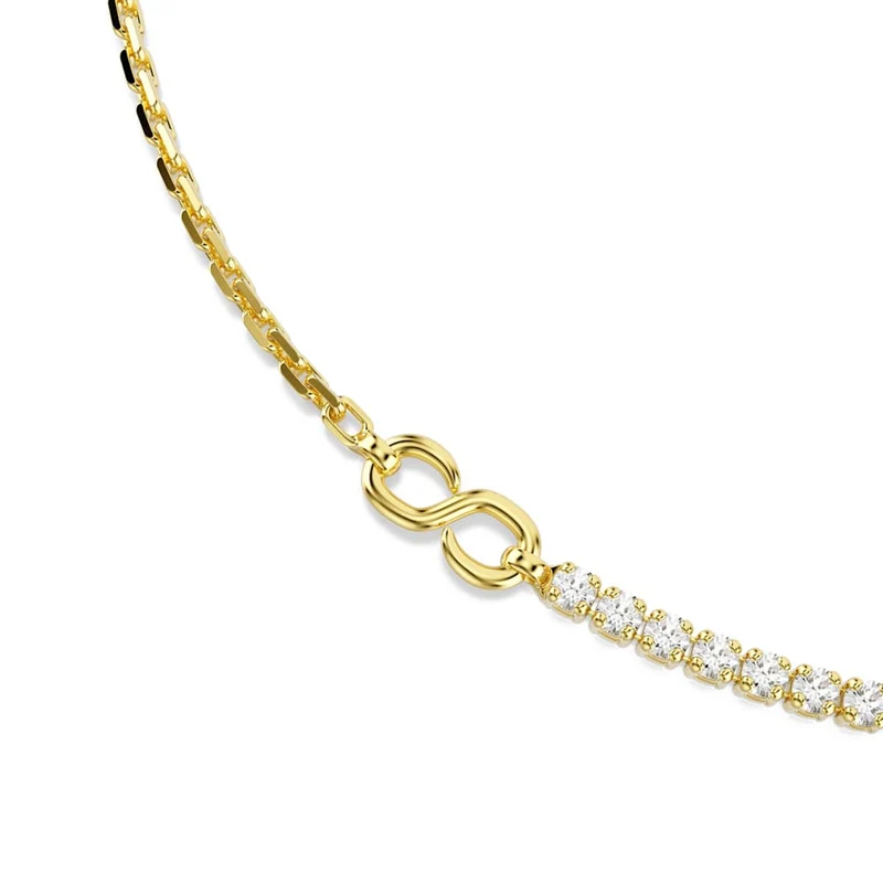 Swarovski Collier Matrix Tennis couleur or 5747717