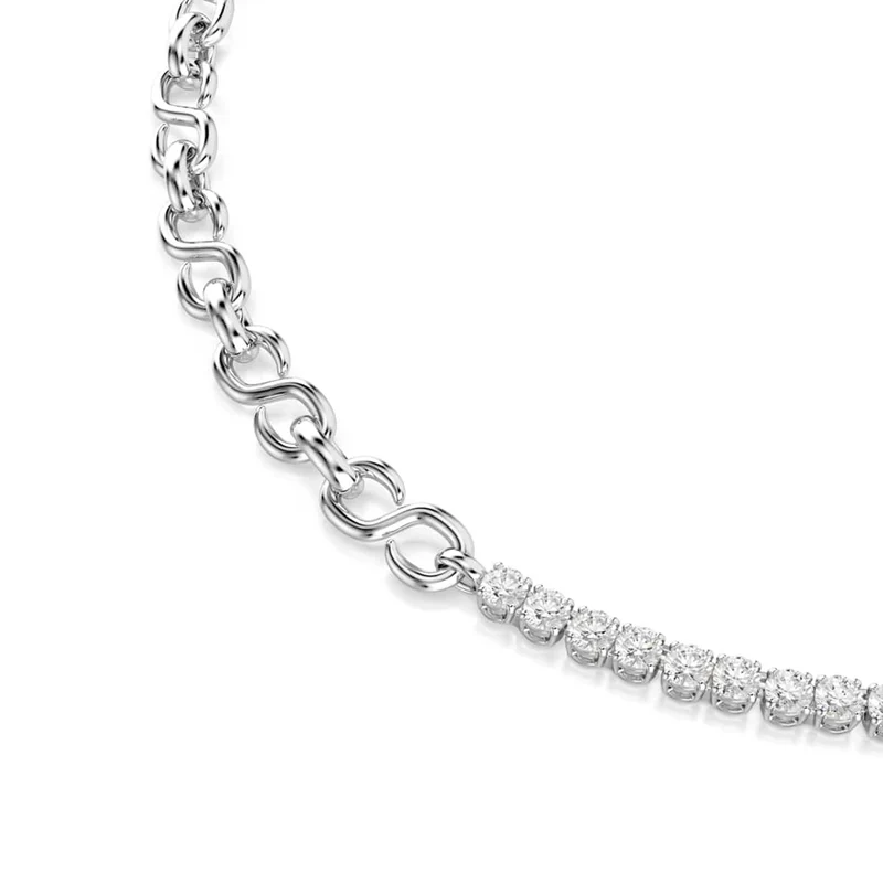 Swarovski Collier Matrix Tennis Argent 5747732