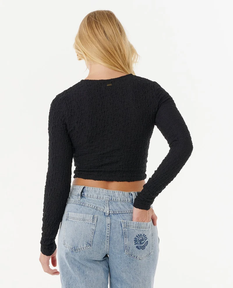 Sunset Luau Texture Long Sleeve Tee