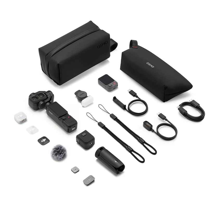 Osmo Pocket 4P Édition Vlog (Noir)