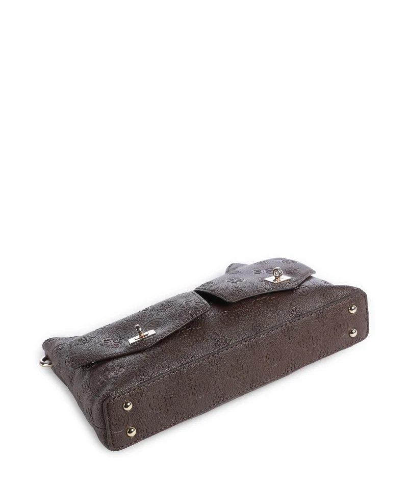 Guess Blake Sac porté épaule brown logo