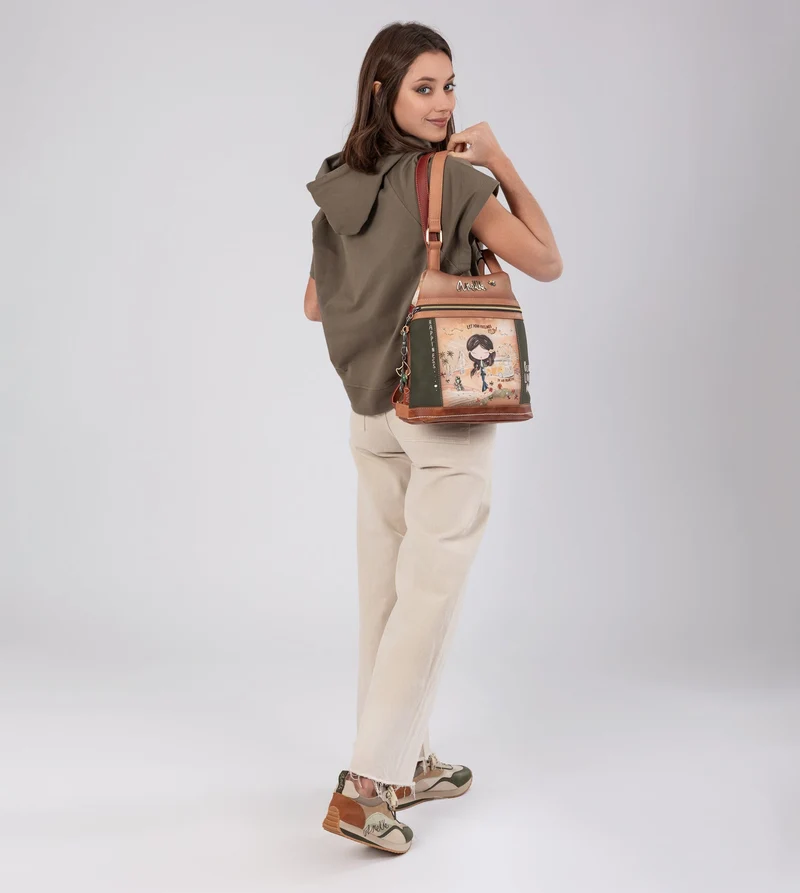 Sac à dos antivol camel Anekke Peace & Love