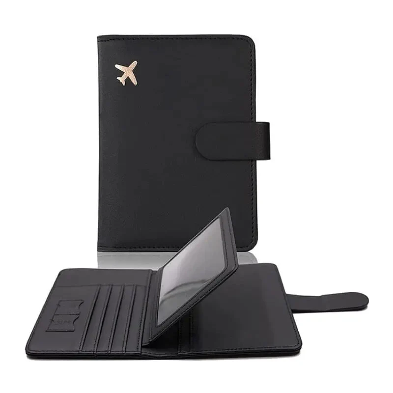 Portefeuille Voyage Anti-Rfid | Compartiments Cartes Sim Pratiques