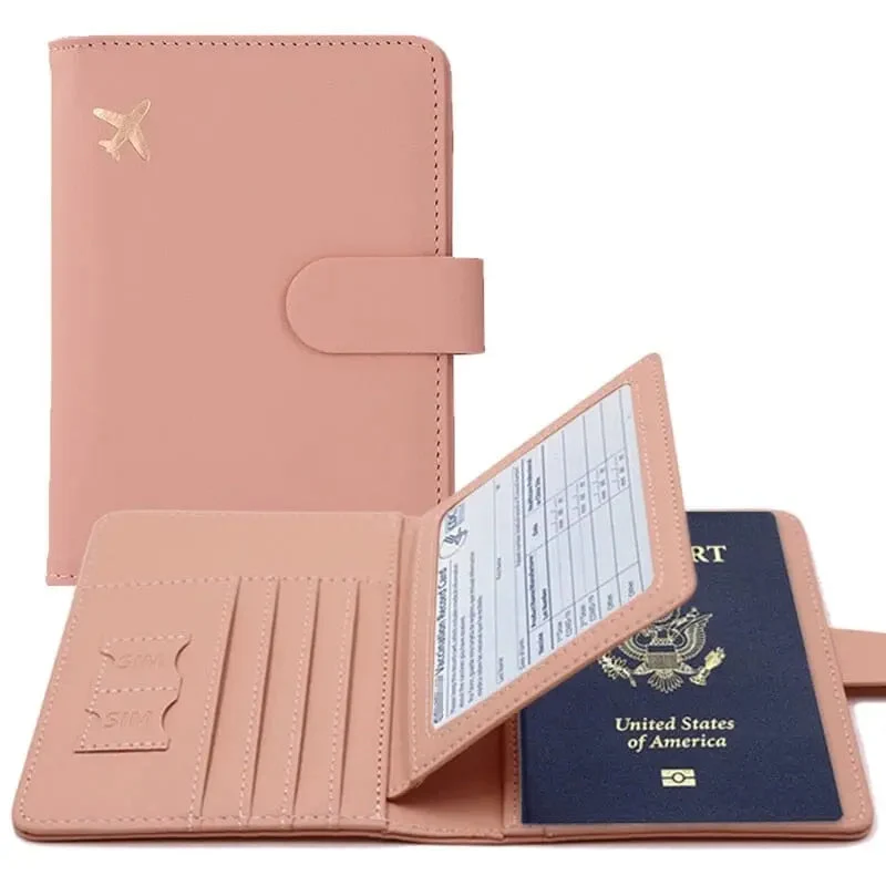 Portefeuille Voyage Anti-Rfid | Compartiments Cartes Sim Pratiques