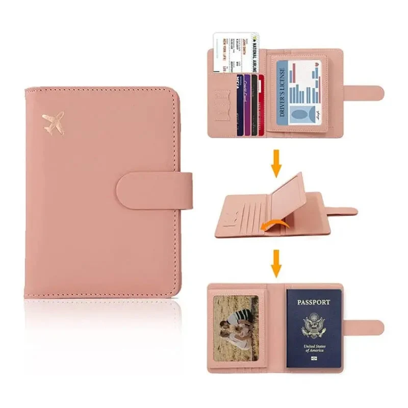Portefeuille Voyage Anti-Rfid | Compartiments Cartes Sim Pratiques