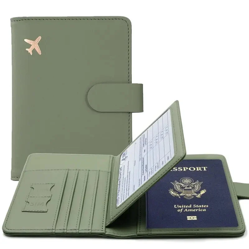 Portefeuille Voyage Anti-Rfid | Compartiments Cartes Sim Pratiques