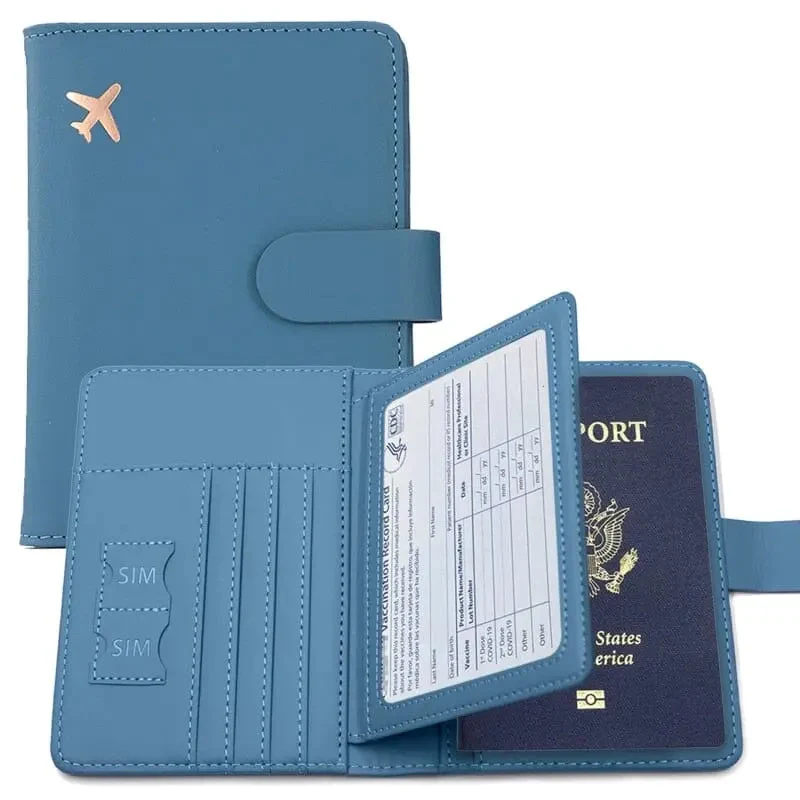 Portefeuille Voyage Anti-Rfid | Compartiments Cartes Sim Pratiques