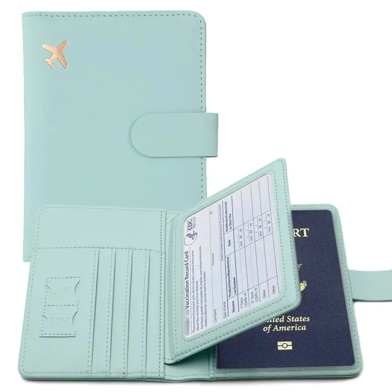 Portefeuille Voyage Anti-Rfid | Compartiments Cartes Sim Pratiques