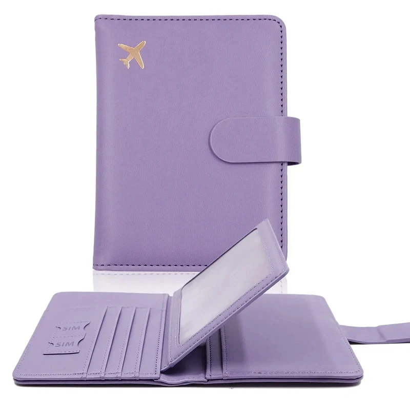 Portefeuille Voyage Anti-Rfid | Compartiments Cartes Sim Pratiques