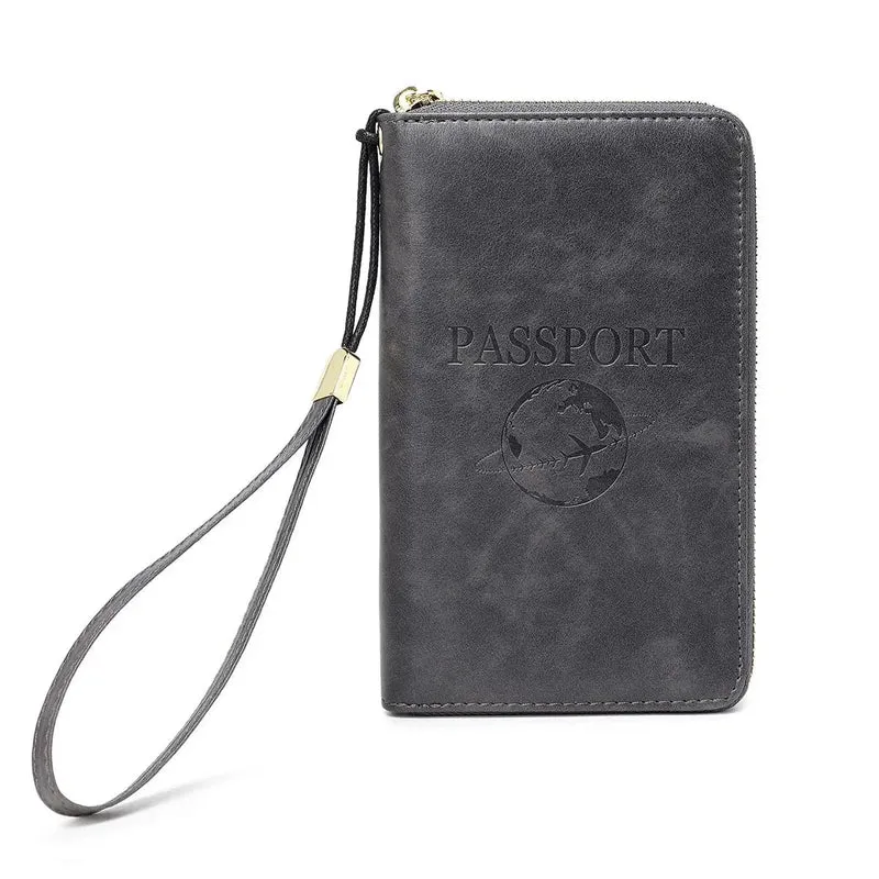 Portefeuille Passeport Voyage Sécurisé | Protection Anti-Rfid Intégrée