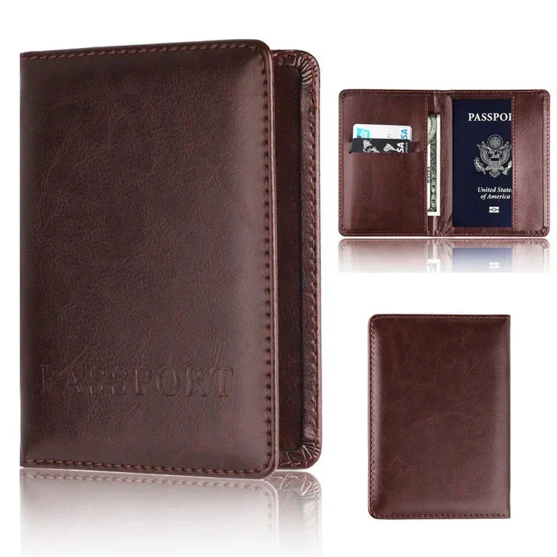 Portefeuille Passeport Homme Voyage | Compartiments Intelligents Sécurisés