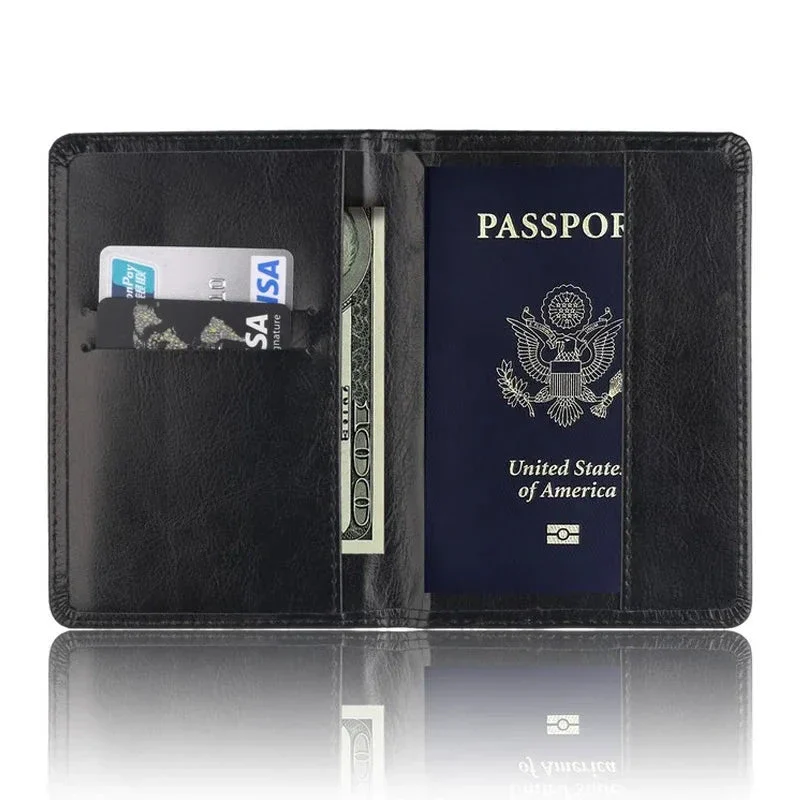 Portefeuille Passeport Homme Voyage | Compartiments Intelligents Sécurisés
