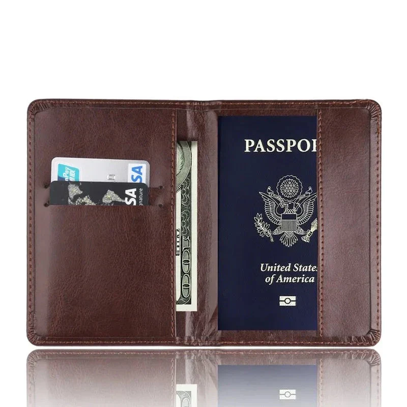 Portefeuille Passeport Homme Voyage | Compartiments Intelligents Sécurisés