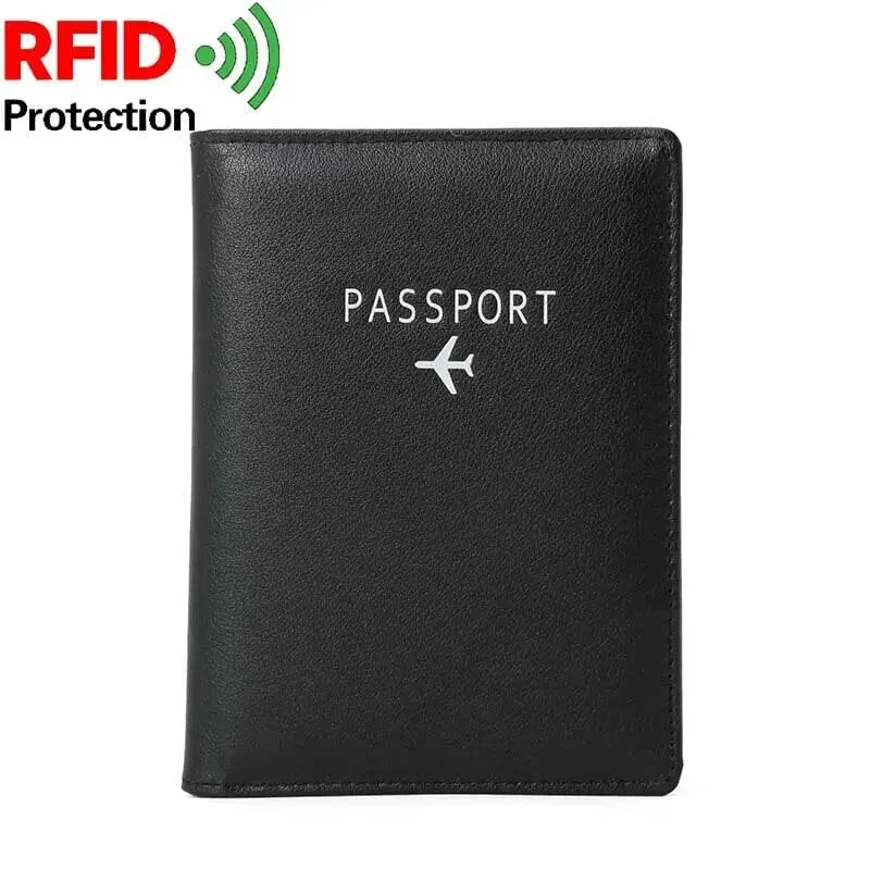 Portefeuille Passeport Avion Rfid | Rangement Sécurisé Pu