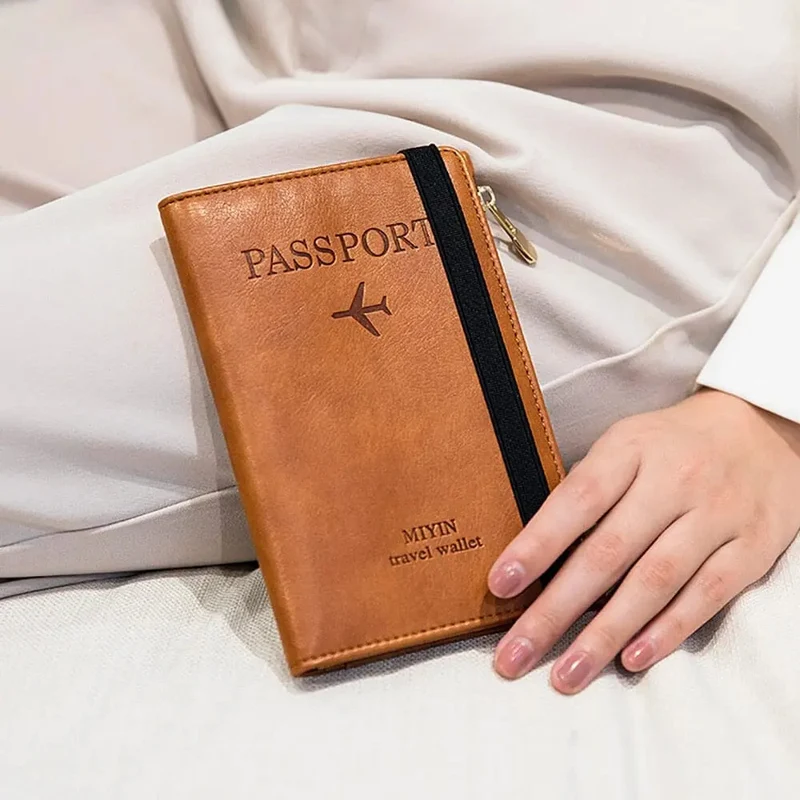 Portefeuille de Voyage Personnalisé | Protection Anti-Rfid Vintage