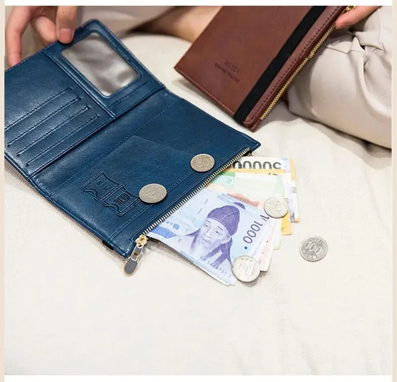 Portefeuille de Voyage Personnalisé | Protection Anti-Rfid Vintage