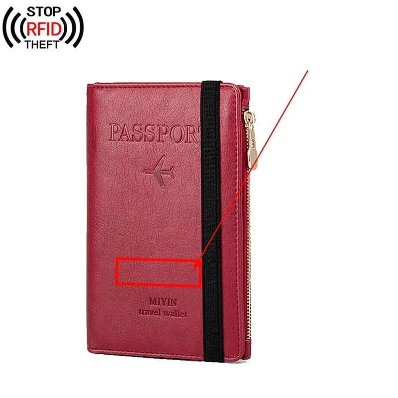 Portefeuille de Voyage Personnalisé | Protection Anti-Rfid Vintage