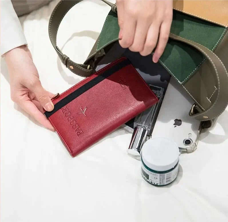 Portefeuille de Voyage Personnalisé | Protection Anti-Rfid Vintage