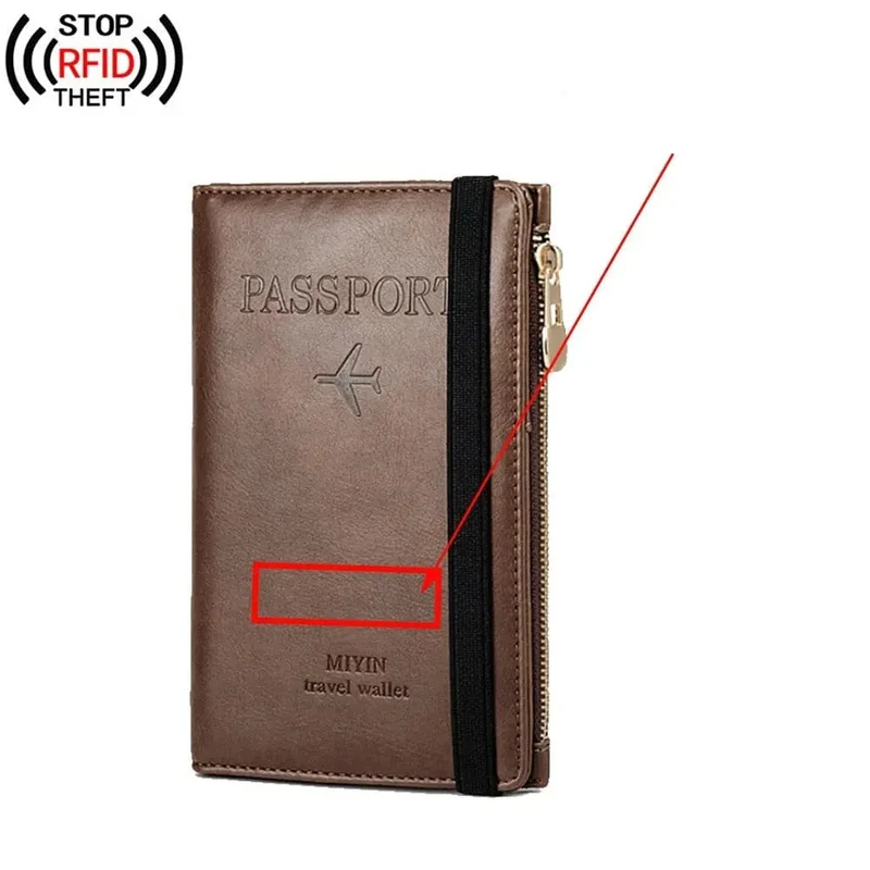 Portefeuille de Voyage Personnalisé | Protection Anti-Rfid Vintage