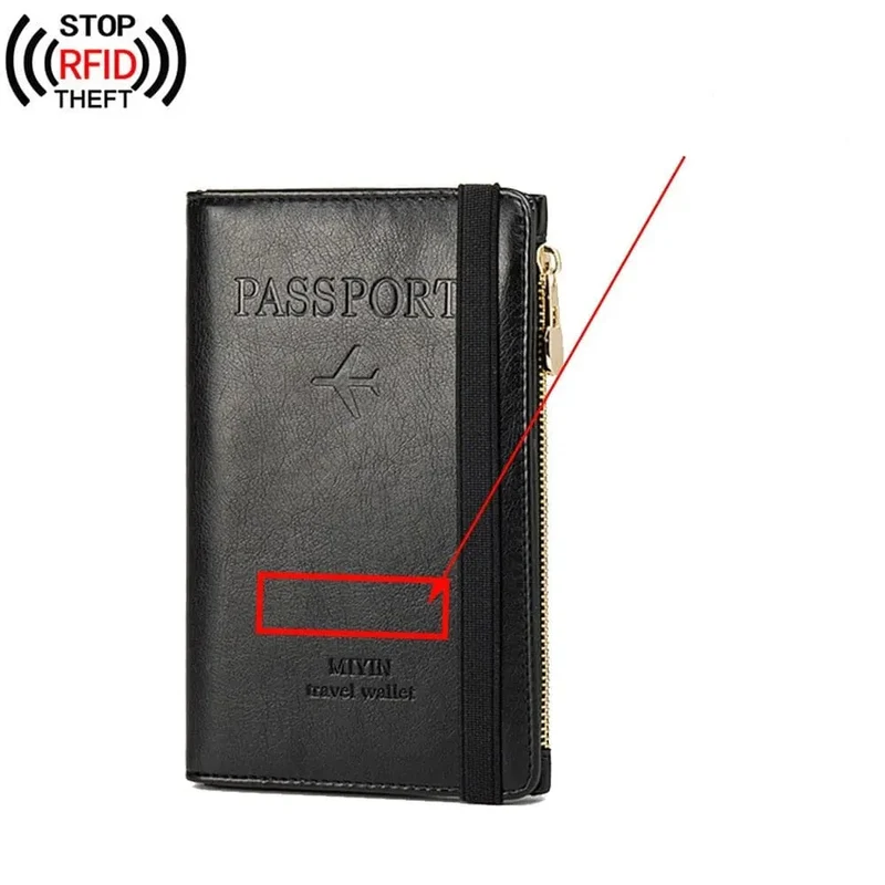 Portefeuille de Voyage Personnalisé | Protection Anti-Rfid Vintage
