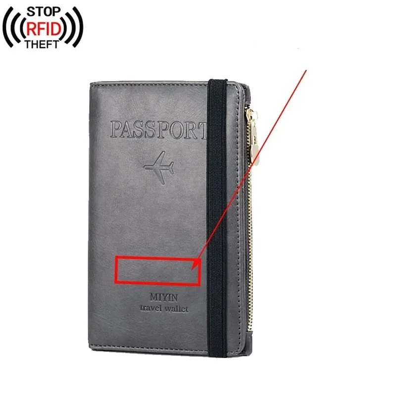 Portefeuille de Voyage Personnalisé | Protection Anti-Rfid Vintage