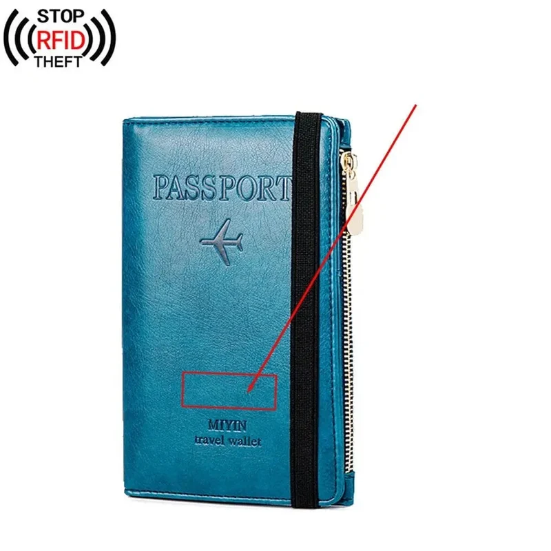 Portefeuille de Voyage Personnalisé | Protection Anti-Rfid Vintage