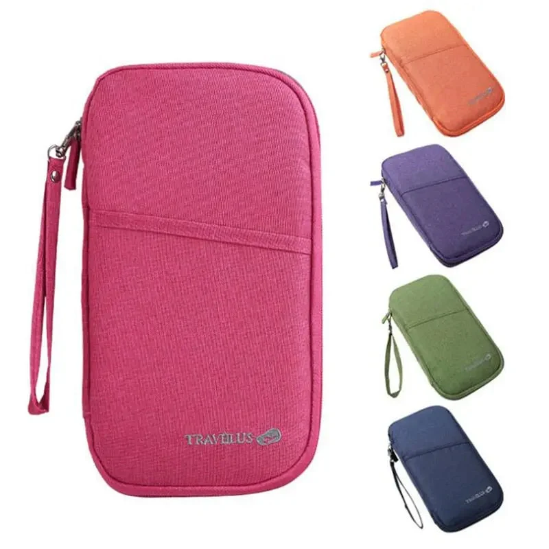Portefeuille de Voyage Passeport | Nylon Waterproof Compartiments Multiples
