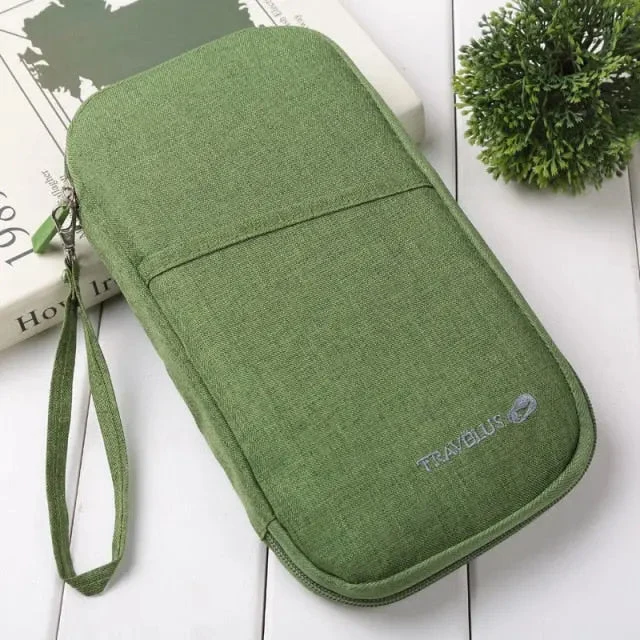 Portefeuille de Voyage Passeport | Nylon Waterproof Compartiments Multiples