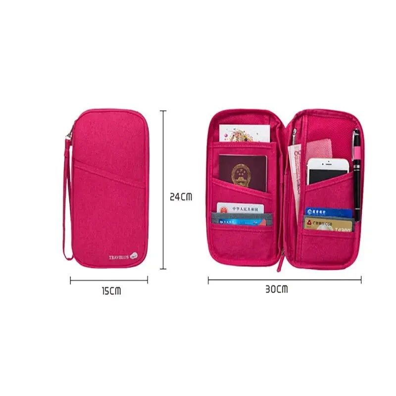 Portefeuille de Voyage Passeport | Nylon Waterproof Compartiments Multiples