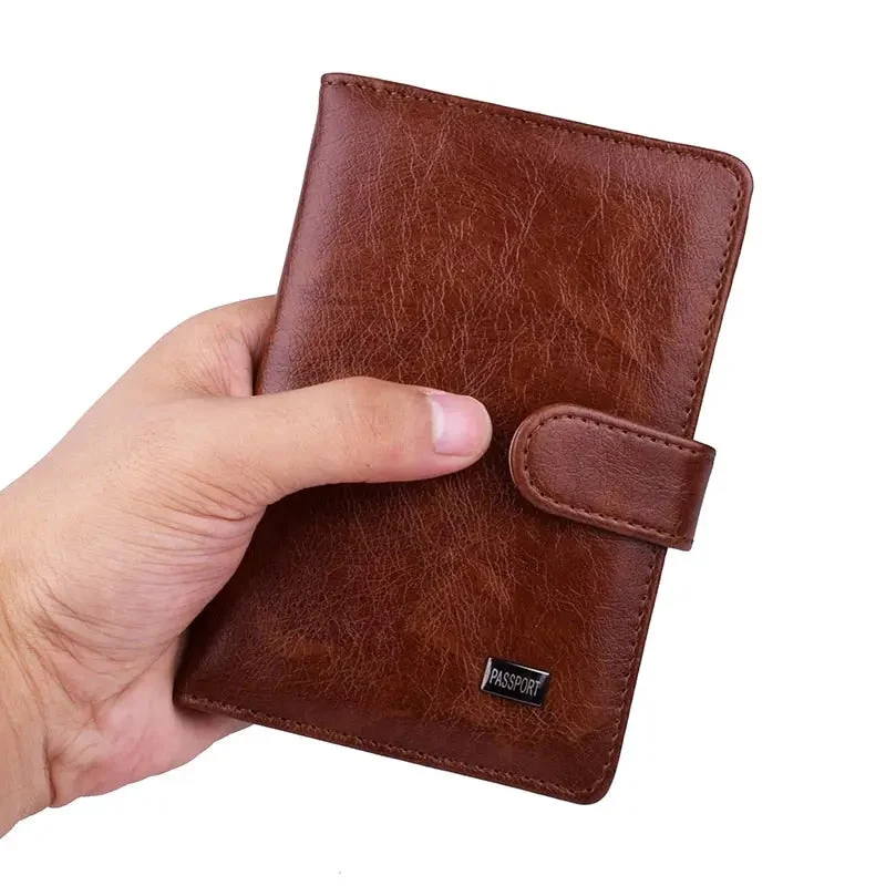 Portefeuille de Voyage Passeport | Compartiments Sécurisés Rétro