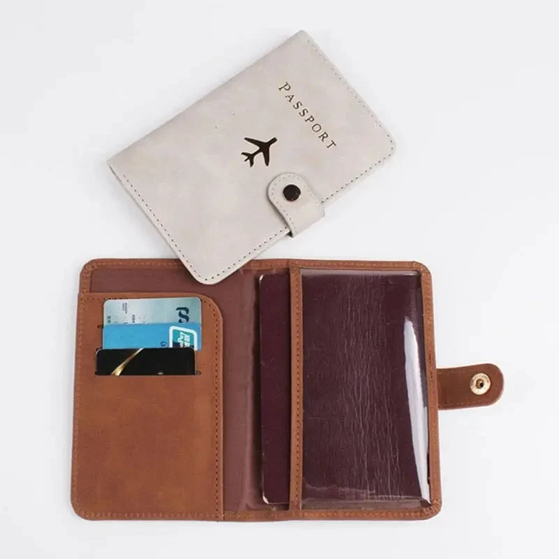 Portefeuille de Voyage Passeport | 3 Fentes Cartes Pratique