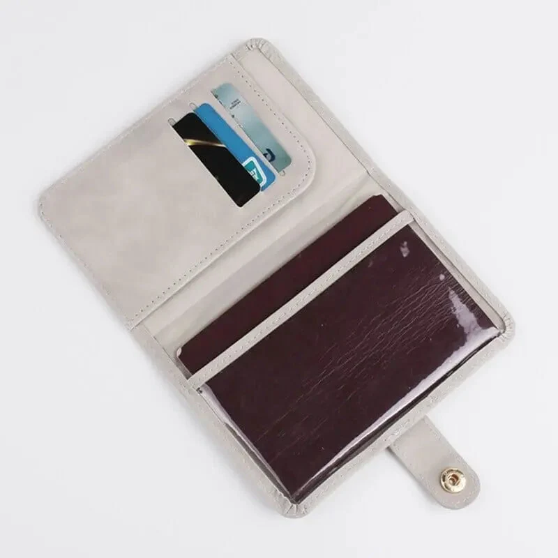 Portefeuille de Voyage Passeport | 3 Fentes Cartes Pratique