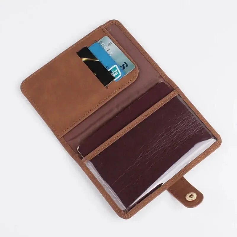 Portefeuille de Voyage Passeport | 3 Fentes Cartes Pratique
