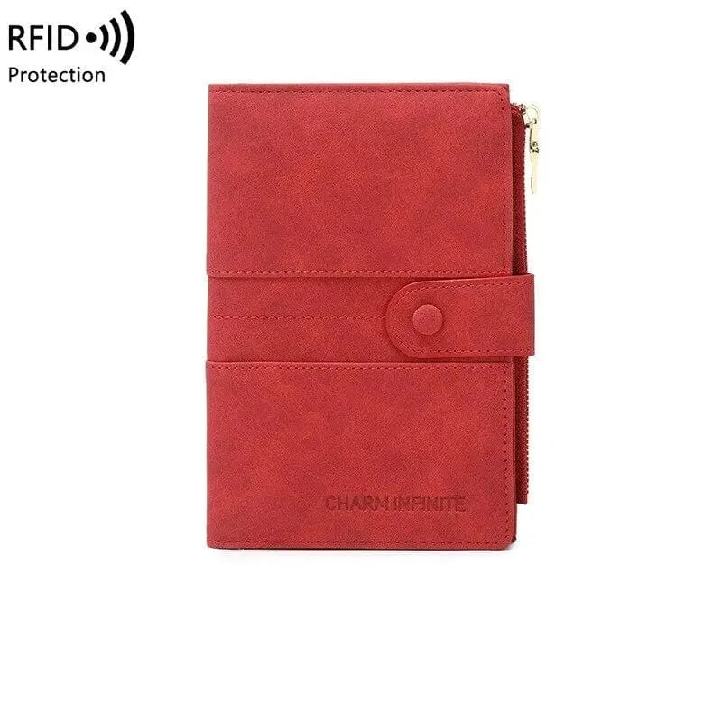 Portefeuille de Voyage Femme | Anti-Rfid Compartiments Multiples
