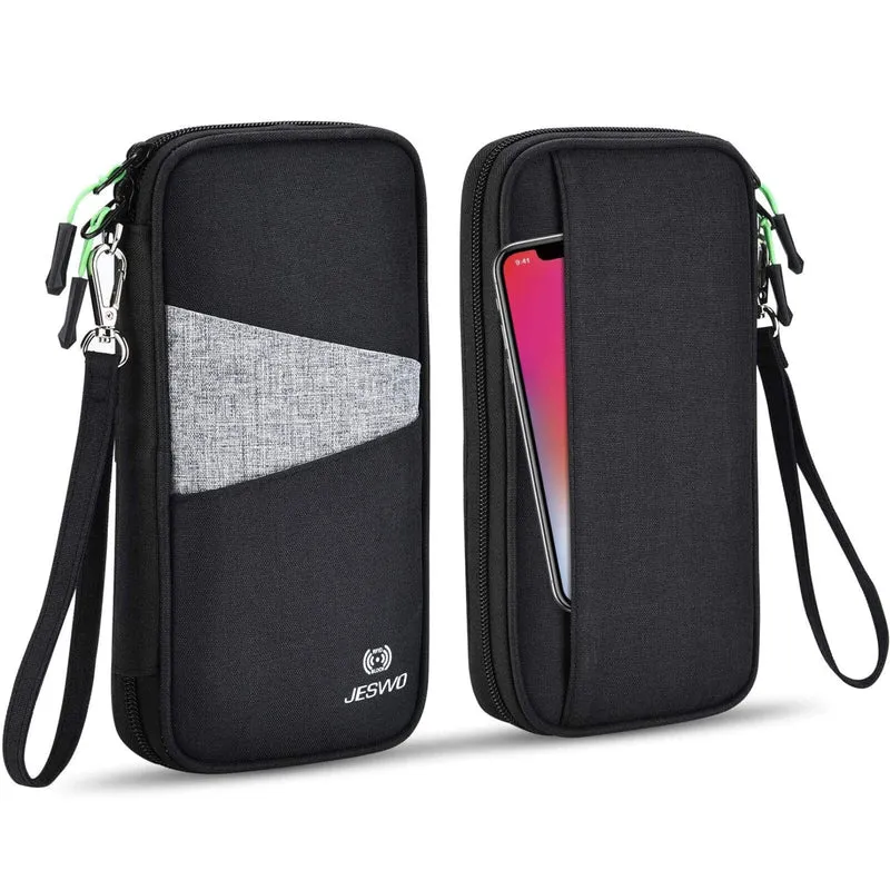 Portefeuille de Voyage Familial | Compartiments Multiples Anti-Rfid