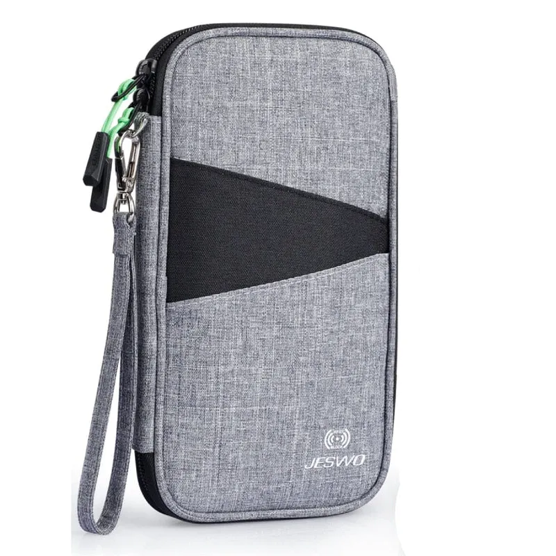 Portefeuille de Voyage Familial | Compartiments Multiples Anti-Rfid