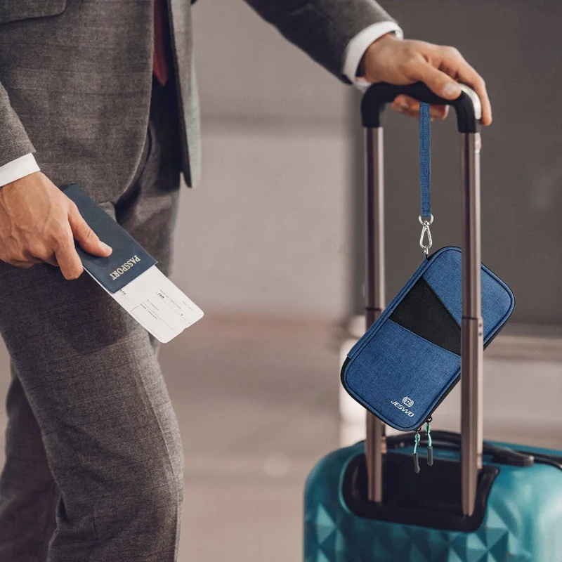 Portefeuille de Voyage Familial | Compartiments Multiples Anti-Rfid