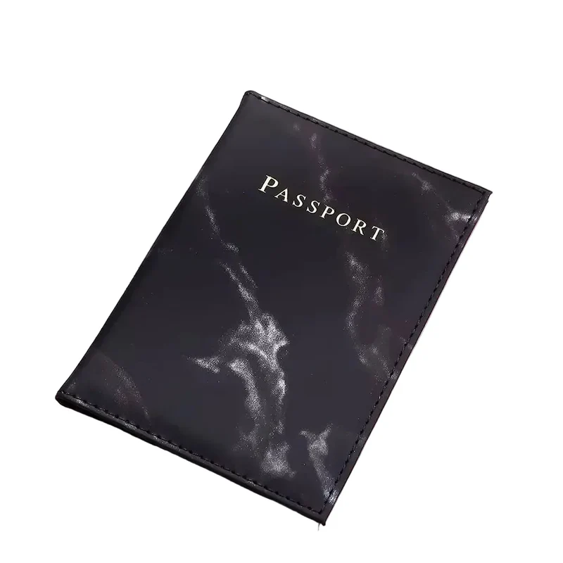 Porte-Passeport Effet Marbré | Design Compact et Léger