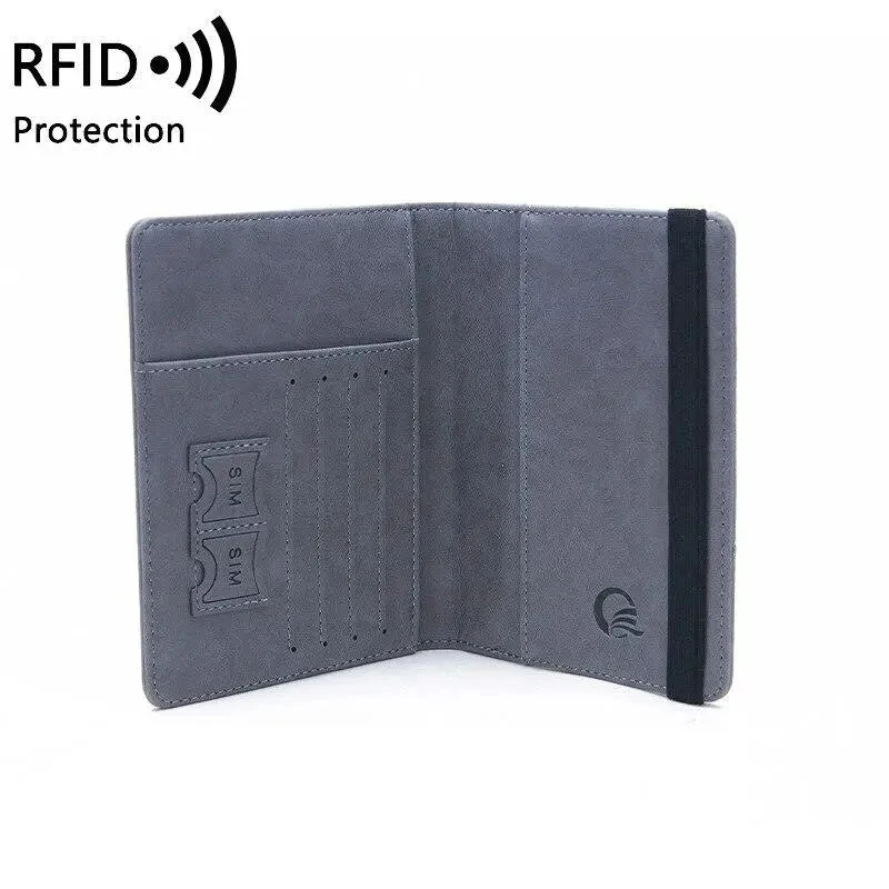 Porte-Passeport Anti-Rfid | Compartiments Cartes et Sim