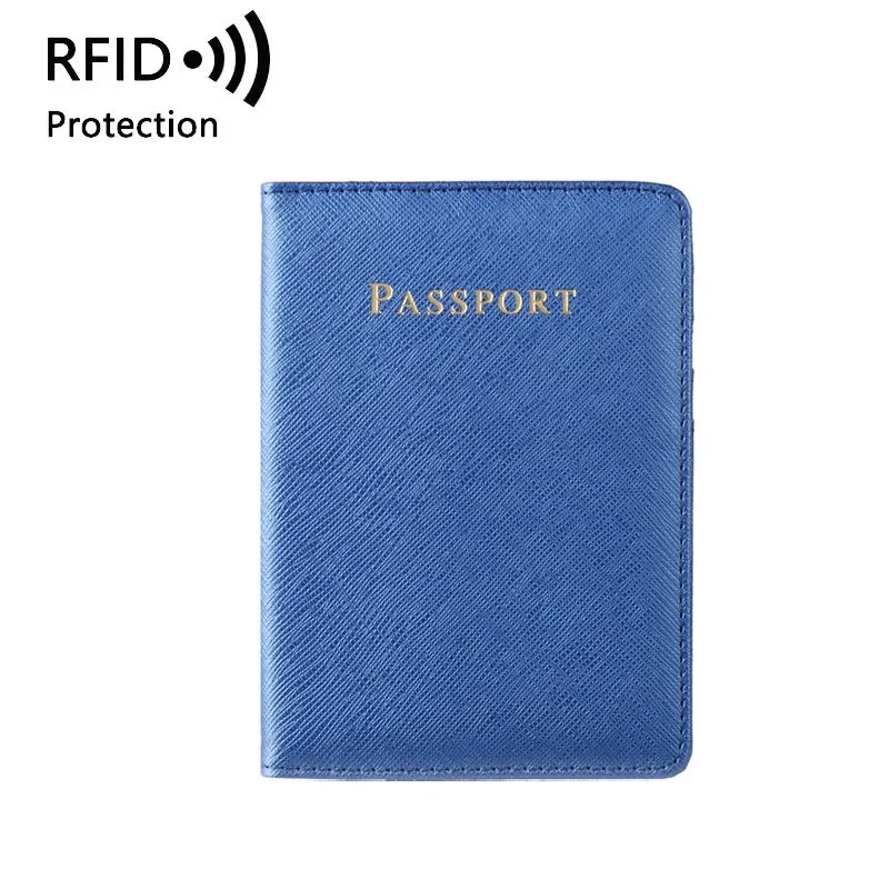 Porte Passeport Personnalisé Luxe | Initiales Dorées Sophistiquées