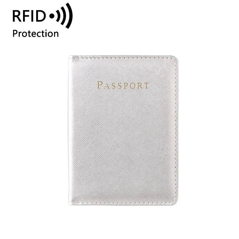 Porte Passeport Personnalisé Luxe | Initiales Dorées Sophistiquées