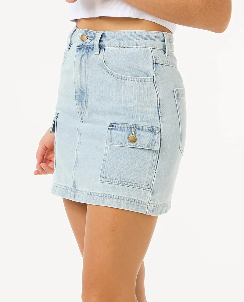 Las Dalias Denim Mini