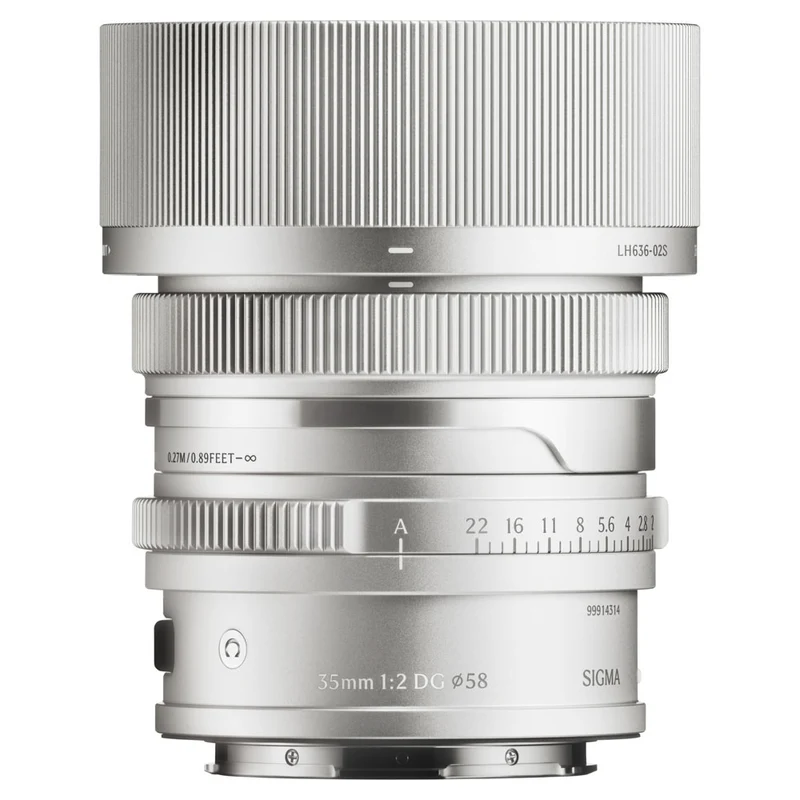35mm f/2 DG Contemporain (Contemporary) Monture L Argent