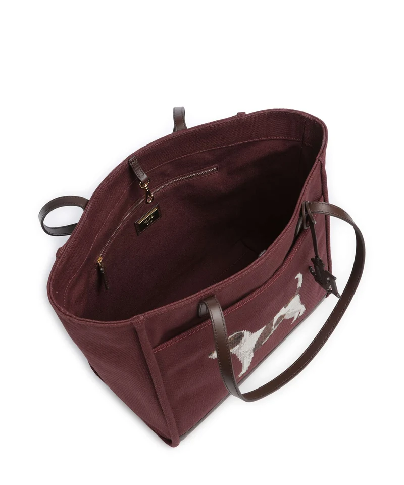 Lauren Ralph Lauren Cameryn Large Cabas dark garnet/chestnut brown