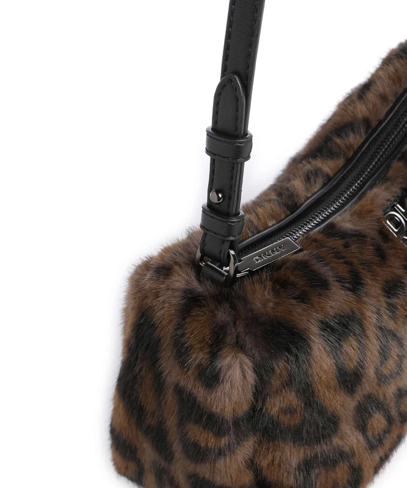 DKNY Remy Sac porté épaule leopard