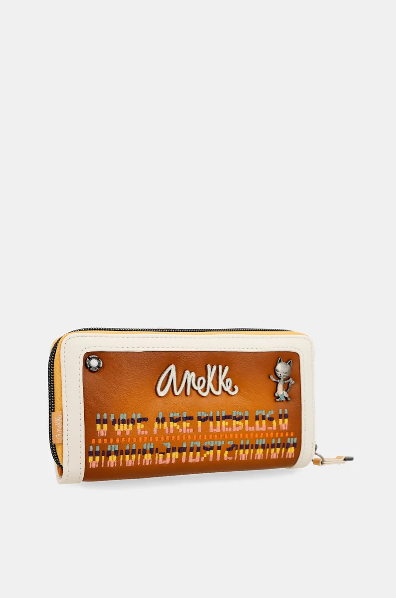 Magic Souls Rfid Brown Wallet