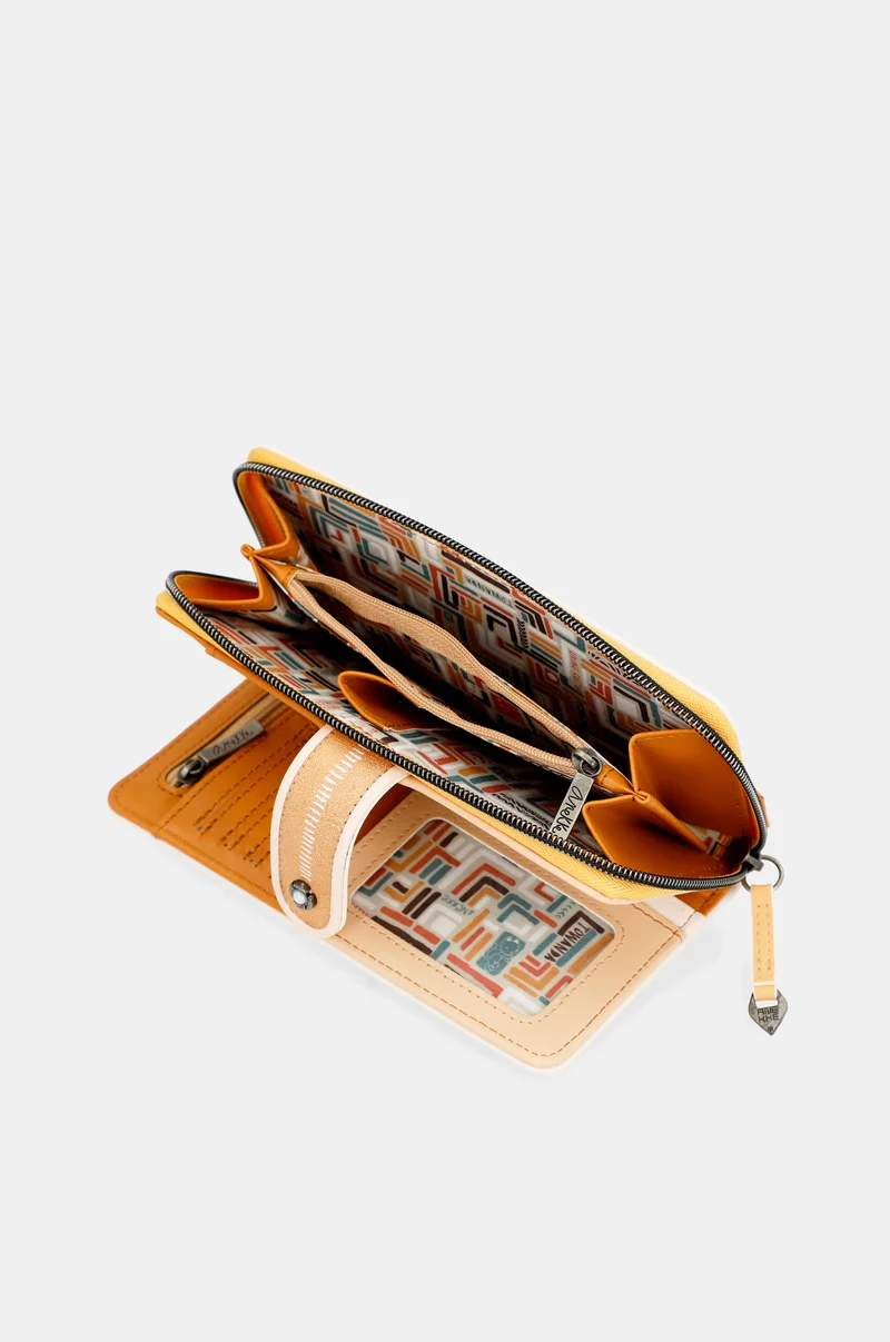 Magic Souls Rfid Brown Wallet