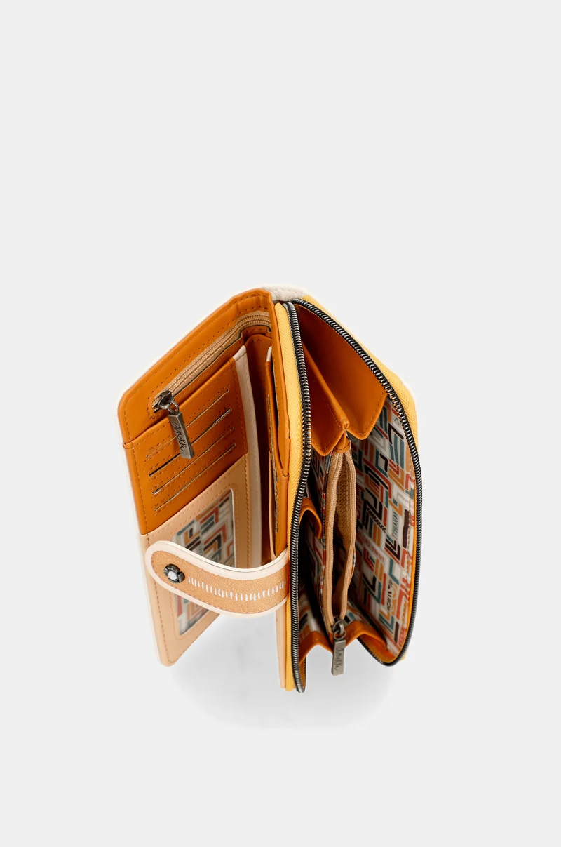 Magic Souls Rfid Brown Wallet